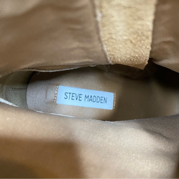 Steve Madden Sparrow Brown Suede Heeled Bootie 11M - Picture 13 of 15